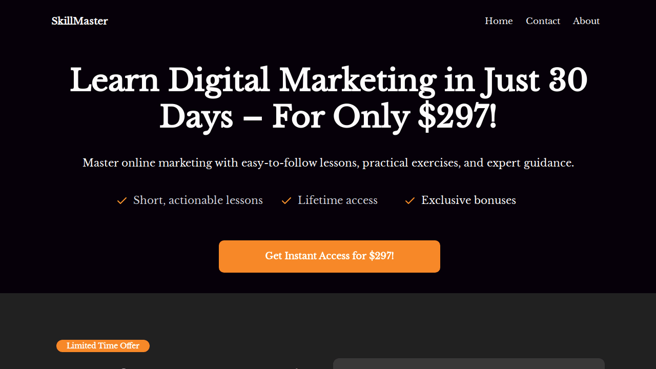  Low-Ticket Course Funnel