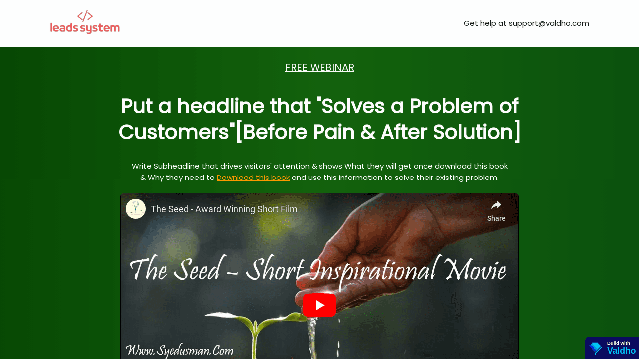 Webinar Registration